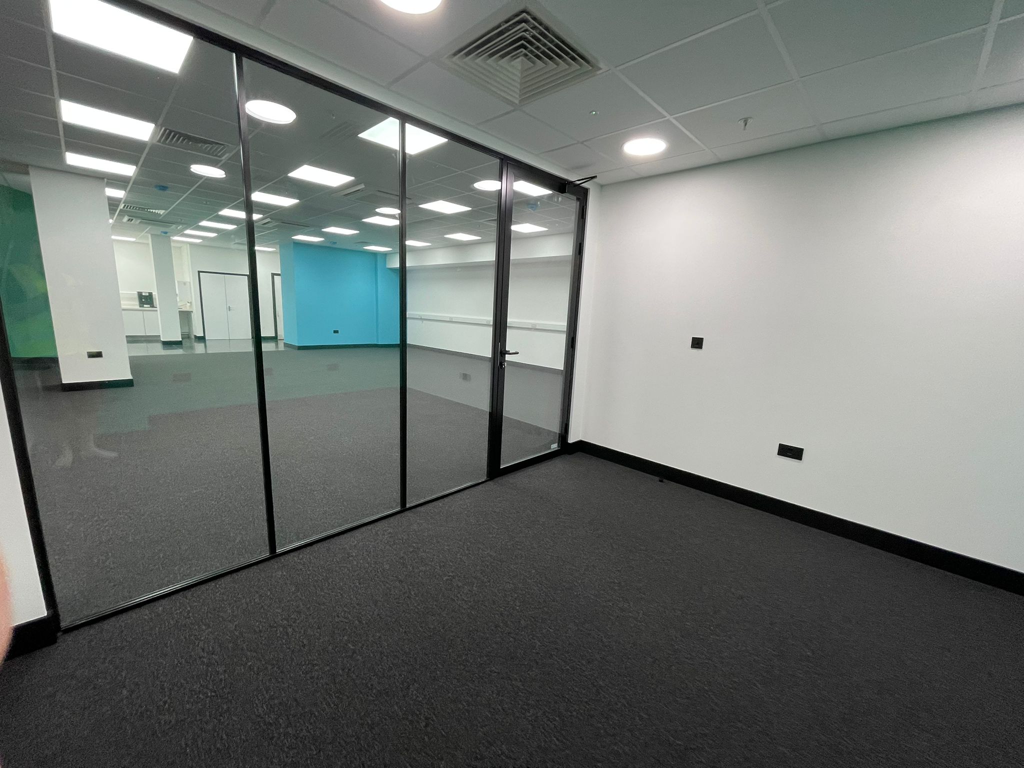 Millennium Point glazed office